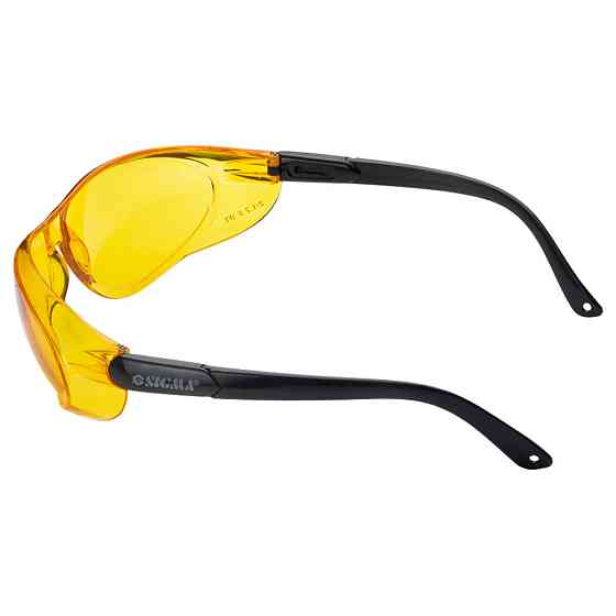 Очки защитные Python anti-scratch (янтарь) SIGMA (9410631) Киев