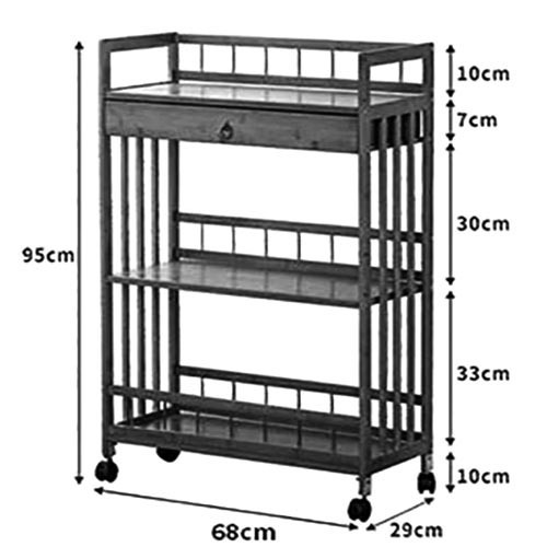 Етажерка на колесах "Градіта 68" капучино Миколаїв - фото 2