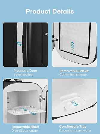 УЦІНКА! Міні-холодильник Fohere 5 літрів/6 банок Холодильник 12 В Холодильник для косметики Дніпро