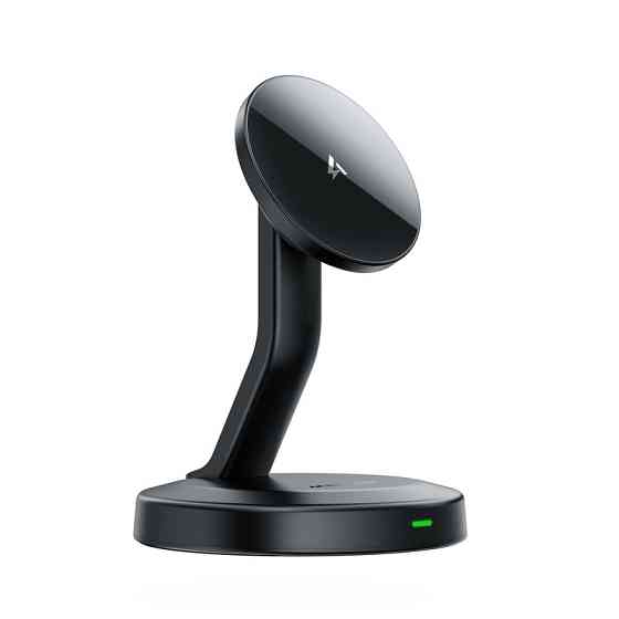 Бездротовий мультизарядний пристрій ACEFAST E26 desktop mobile phone wireless charging holder Black Одеса
