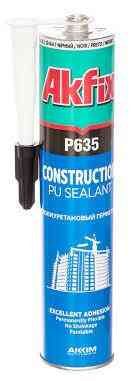 Полиуретановый герметик строительный Akfix P635 черный 310мл Ровно