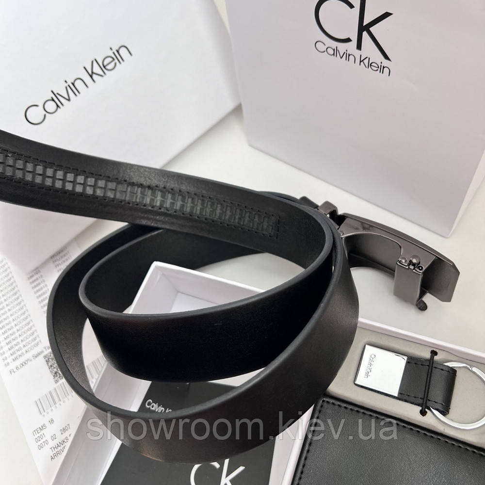 Чоловічий подарунковий набір портмоне та ремінь (407) Київ - фото 3