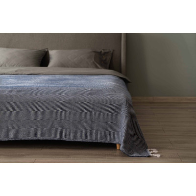 Плед Ardesto Summer 100% хлопок, синий 140х190 см (ART0915SB) Винница - изображение 10