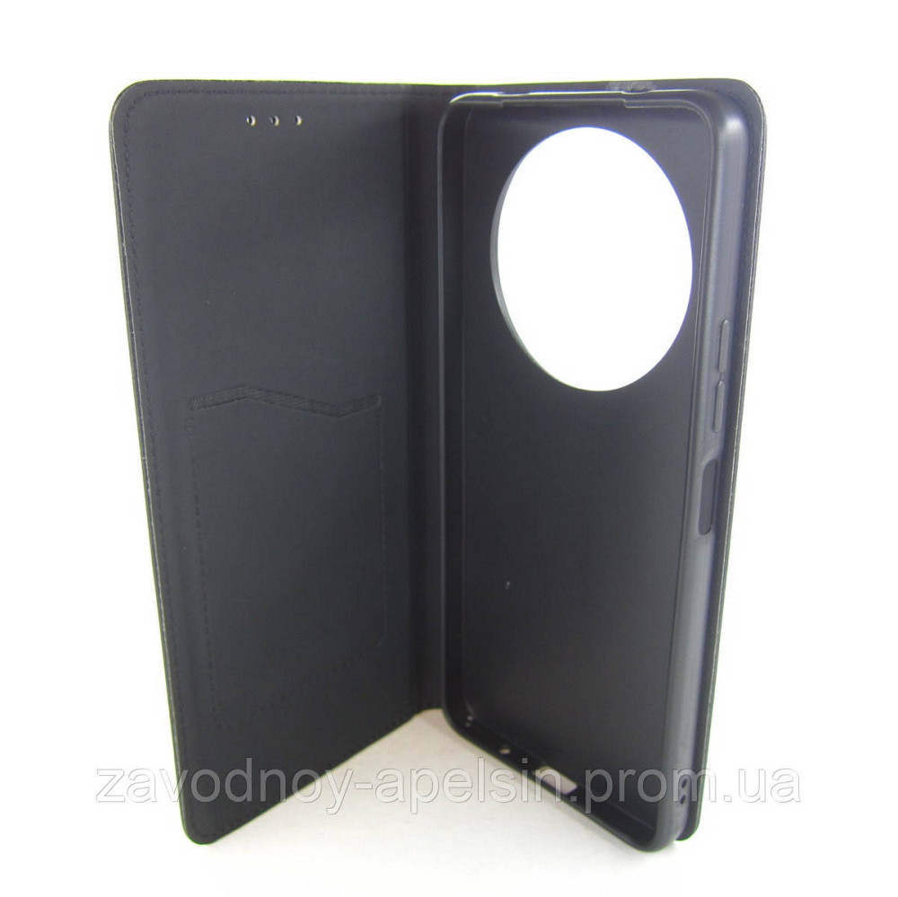 Чохол-книжка Xiaomi Redmi A3 шкіряний (чорний) Одеса - фото 2