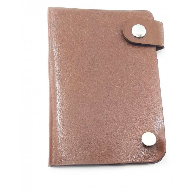 Візитниця кишенькова коричнева Київ - фото 1