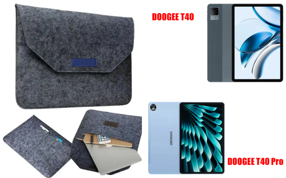 Сумка Wool из войлока для планшета Doogee T40, Doogee T40 Pro Киев