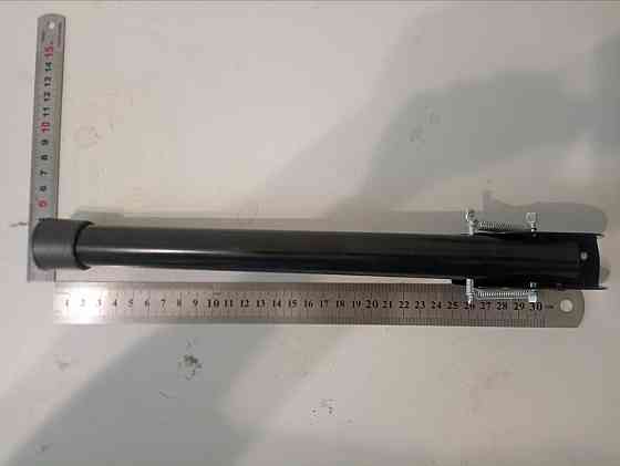 Підпора-ніжка дверна довжиною 300мм діаметром 25мм чорного кольору Киев