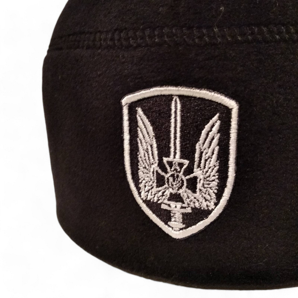 Шапка фліс СБУ "Альфа" ЦСО  чорна Запоріжжя - фото 2