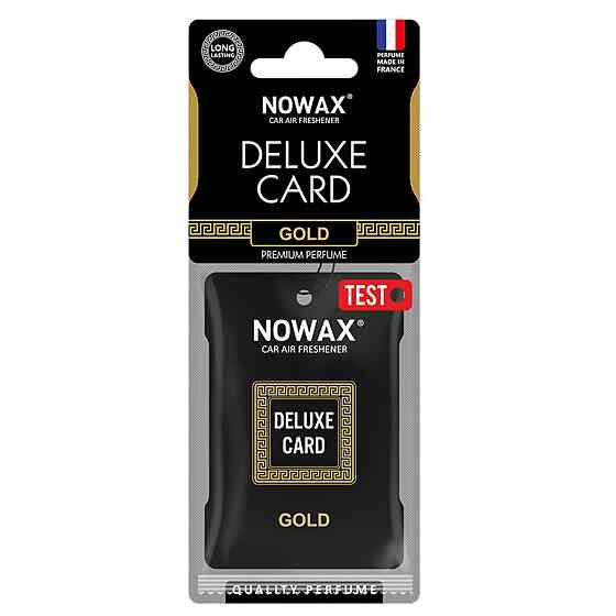 Ароматизатор Nowax Delux Card Gold, 6g сухий Київ