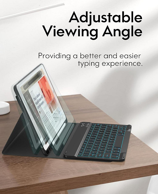 Фірмовий захисний чохол Chesona з Bluetooth клавіатурою для iPad 10.2 (2019/20/21)/pro10.5(2017)/Air 3 10.5 Дніпро - фото 8