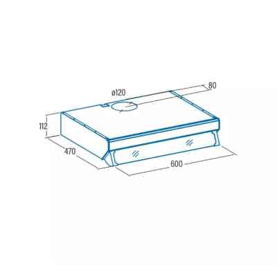 Вытяжка кухонная Cata F 2060 wh Винница