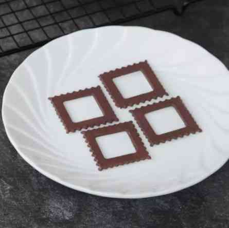 Форма для шоколада Квадратики 217 на 114 мм серый Киев