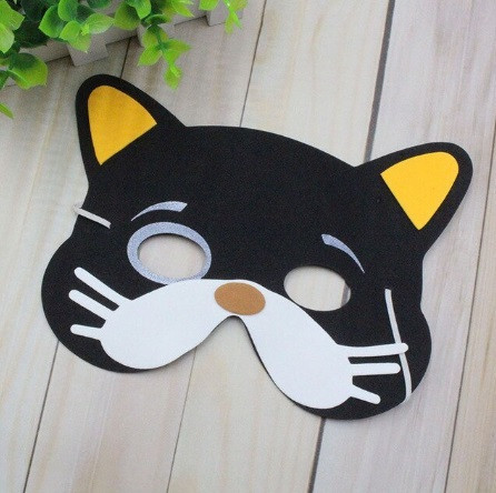 Дитяча маска Кіт святкова one size різнобарвний Київ - фото 2