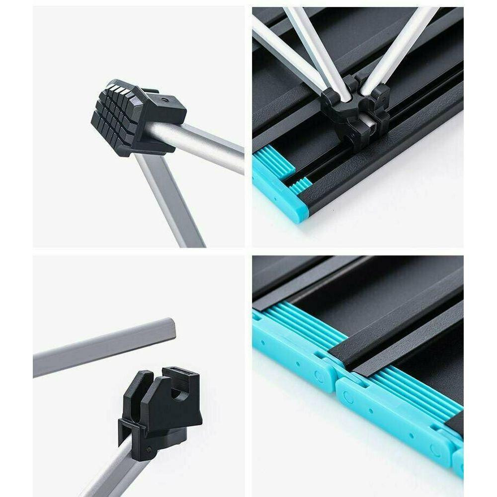 Раскладной туристический стол Naturehike NH19Z008-Z алюминий (Черный) размер S Винница - изображение 6