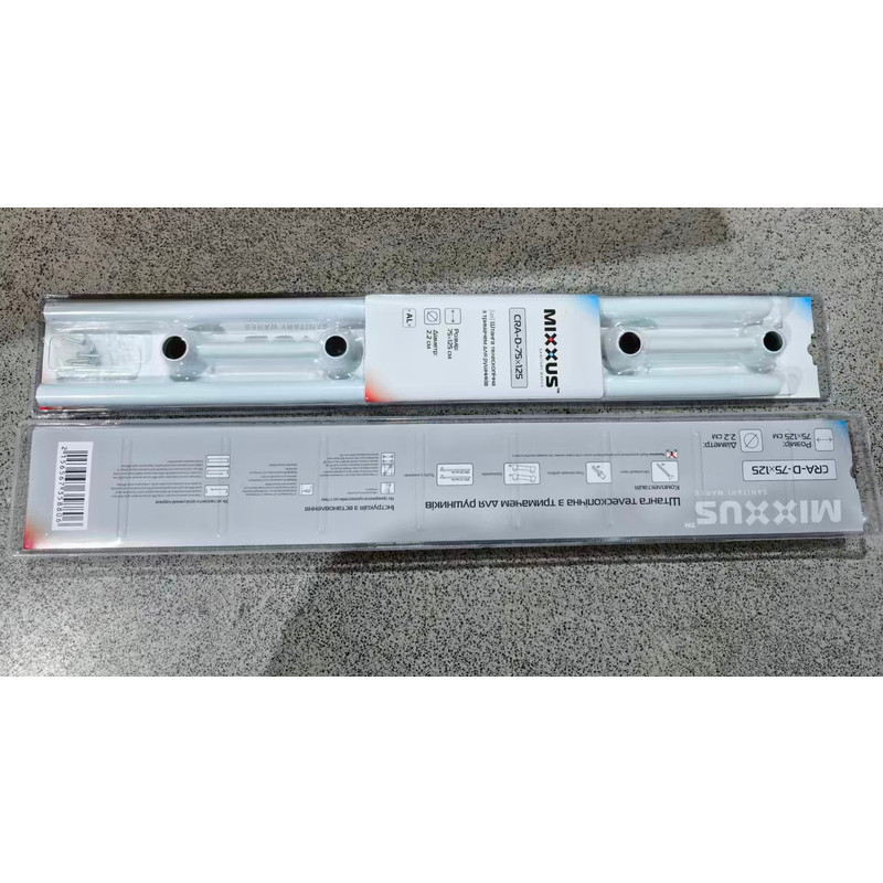 Штанга для шторки телескопічна з тримачем для рушників Mixxus CRA-D-75x125 75cm-125cm    ( 11504 ) Харьков - изображение 2