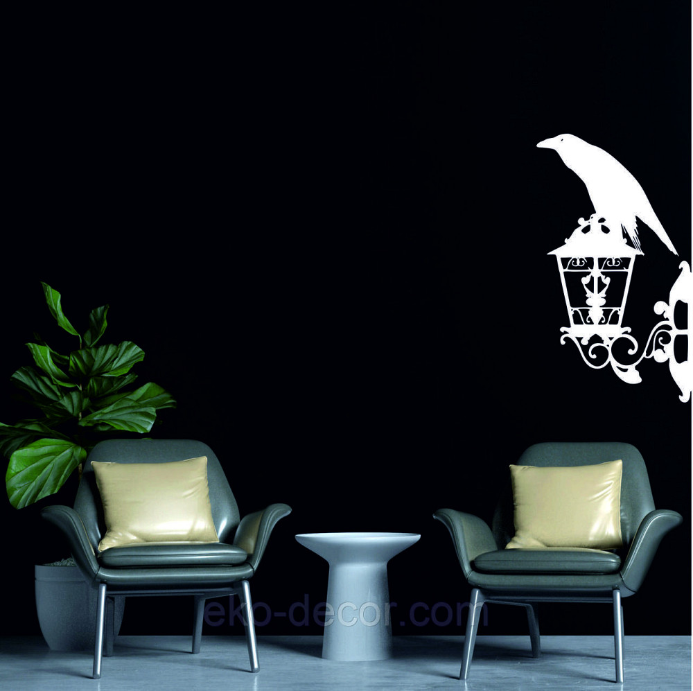 Декоративне настінне 3D Панно «Ворон» Декор на стіну з об'ємом Київ - фото 4