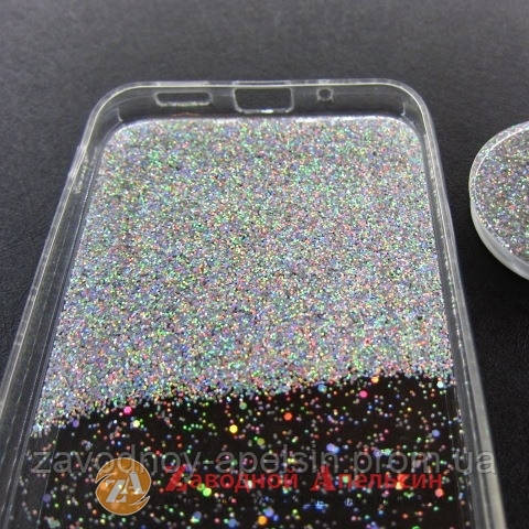 Huawei Y5 2019 honor 8s чохол блискітки + попсокет Одеса - фото 3