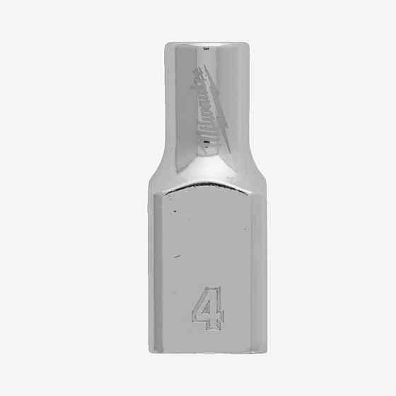 Головка хромированная метрическая 1/4'' MILWAUKEE, 4мм Одесса