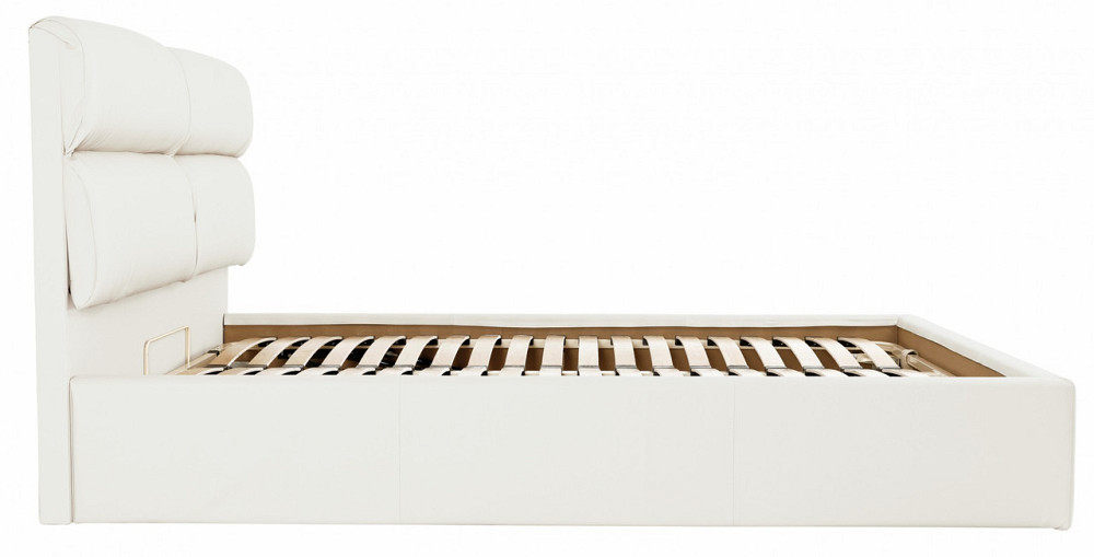 Кровать Oxford Comfort 140 х 190 см Fly 2200 С подъемным механизмом и нишей для белья Белый Днепр - изображение 13