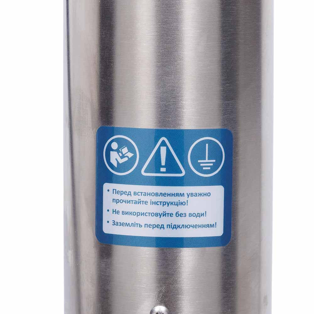 Насос відцентровий свердловинний 1.5кВт H 131(93)м Q 100(67)л/хв Ø102мм DONGYIN 4SDm4/18 (777134) Рівне - фото 2