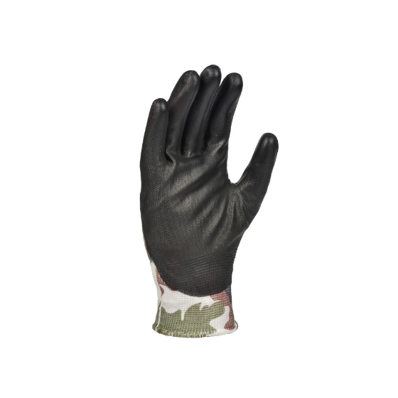 Рукавички 4598 трикотаж PU-покриття неповний облив р.10(XL) мілітарі D-FLEX ДКГ Житомир