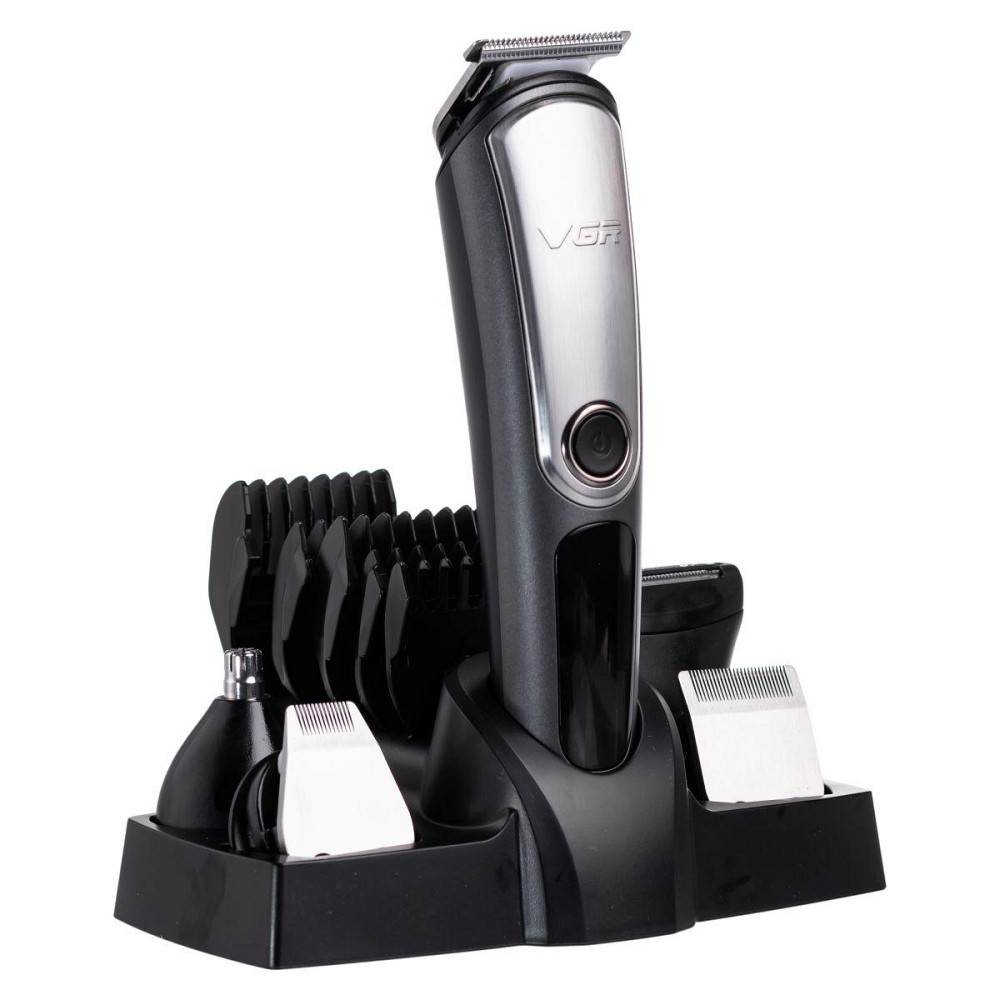 Набір для стрижки волосся 5 в 1 машинка, триммер та бритва VGR V-105 Київ - фото 5