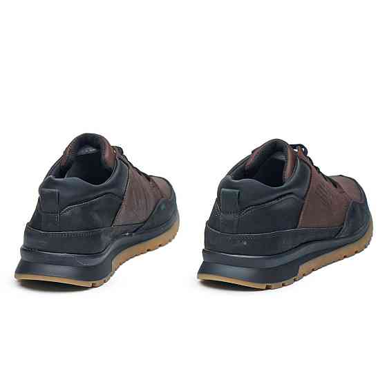 Чоловічі шкіряні кросівкм весна-осінь коричньового коліру 95 ч\кор Харьков