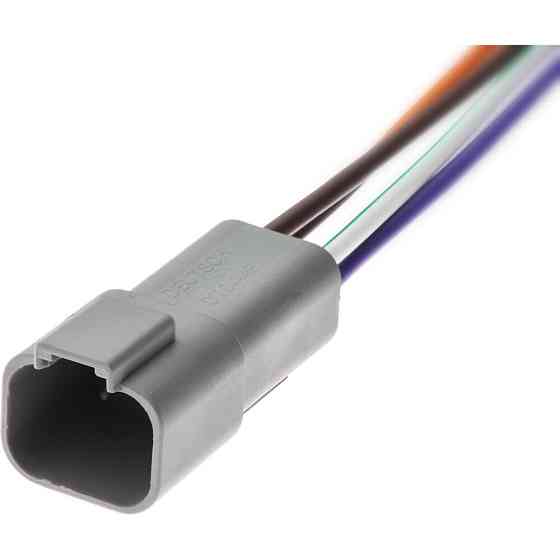 Роз'єм конектор с проводом, 4-кон., Спецтехника, DT04-4P, DT04-4P-C015, DEUTSCH Америка, CAT, JCB, MAN 47859 Київ