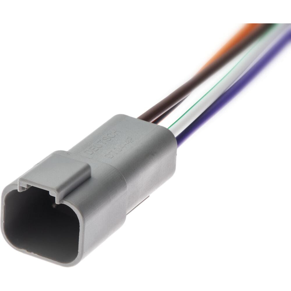 Разъем коннектор с проводом, 4-кон., Спецтехника, DT04-4P, DT04-4P-C015, DEUTSCH Америка, CAT, JCB, MAN 47859 Киев - изображение 1