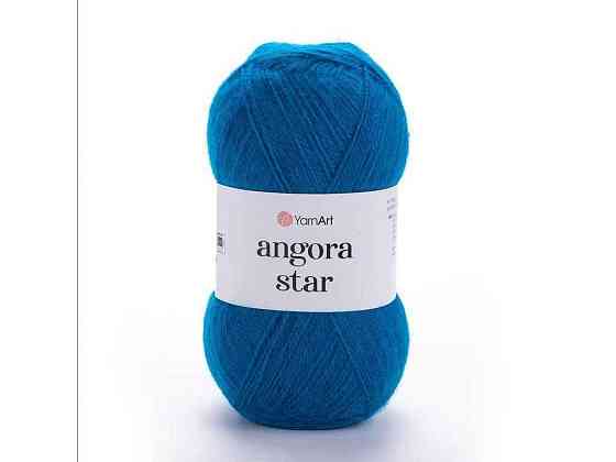 Пряжа Angora Star темно-бірюзовий 80% акрил 20% вовна 500м 100г 5шт/уп 545 ТМ YarnArt Київ