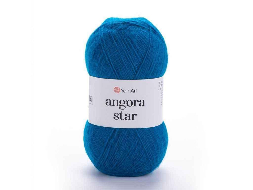 Пряжа Angora Star темно-бірюзовий 80% акрил 20% вовна 500м 100г 5шт/уп 545 ТМ YarnArt Київ - фото 1