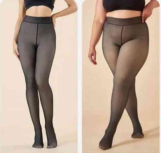 Женские модные колготки на меху с утяжкой xl-3xl Одесса