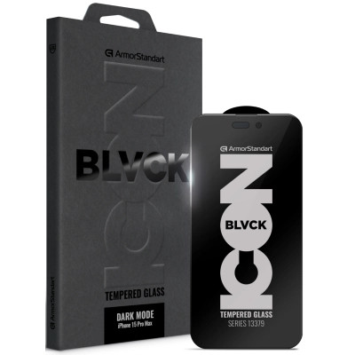 Скло захисне Armorstandart Dark Mode Apple iPhone 15 Pro Max (ARM85818) Вінниця - фото 1