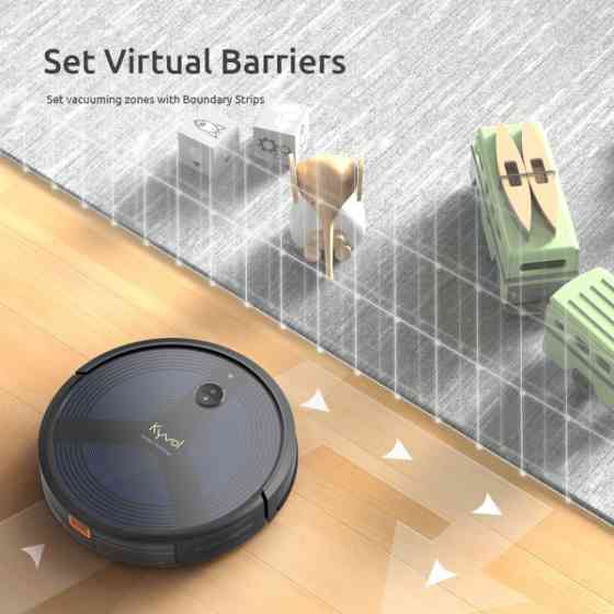 Робот пилосос Kyvol D6 Gyroptic navigation/3200 mA/3000 pa/Wet and Dry/Android+IOS (Kyvol D6) Київ