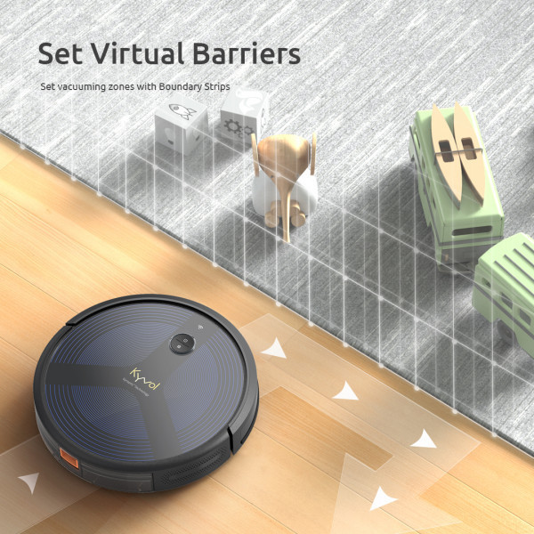 Робот пилосос Kyvol D6 Gyroptic navigation/3200 mA/3000 pa/Wet and Dry/Android+IOS (Kyvol D6) Київ - фото 5