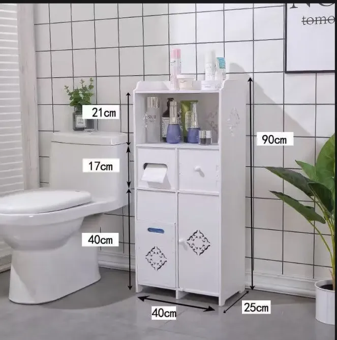 Напольная полка для ванной комнаты, шкаф для хранения вещей Коломия - фото 2