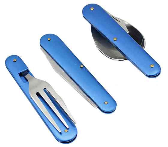 Туристичний столовий прилад F40 синій Дніпро