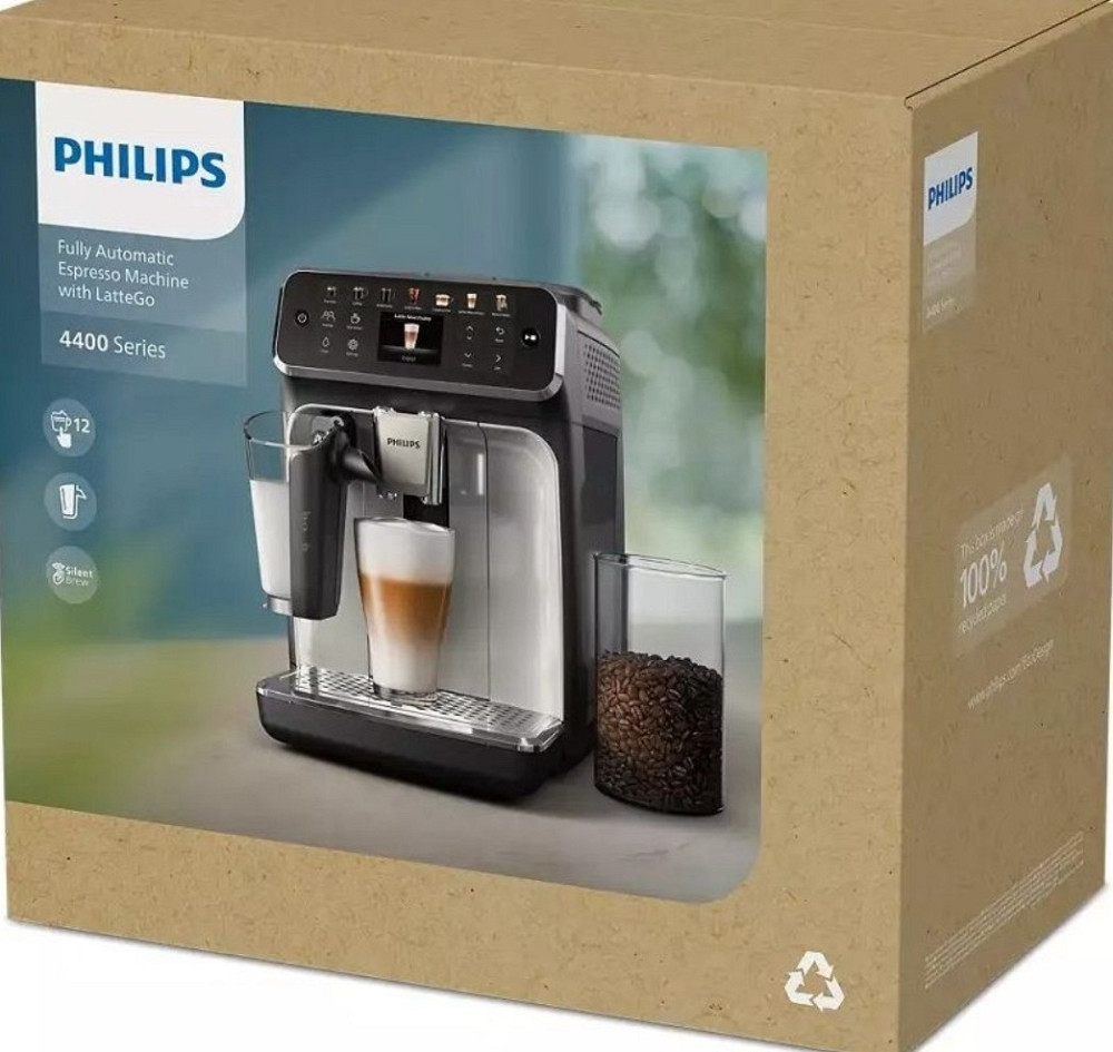 Кофемашина автоматическая: Phillips Series 4400 LatteGO EP4443 /70. Харьков - изображение 2