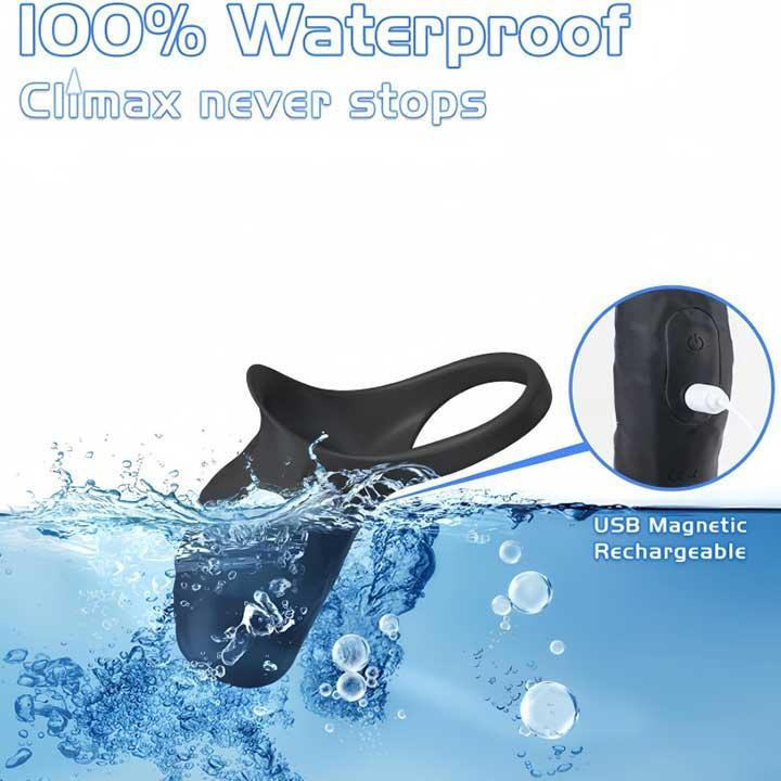 Насадка с вибрацией на пенис и мошонку Ultimate Couples Cage USB Винница - изображение 7