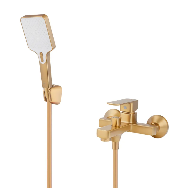Змішувач для ванни Haiba KUBUS 009  BRUSHED GOLD   ( HB9628 ) 20088 Харків - фото 2