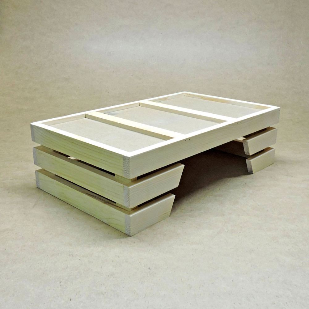 Лежак дерев'яний для собаки "Лессер 50х40" бланже Миколаїв - фото 5