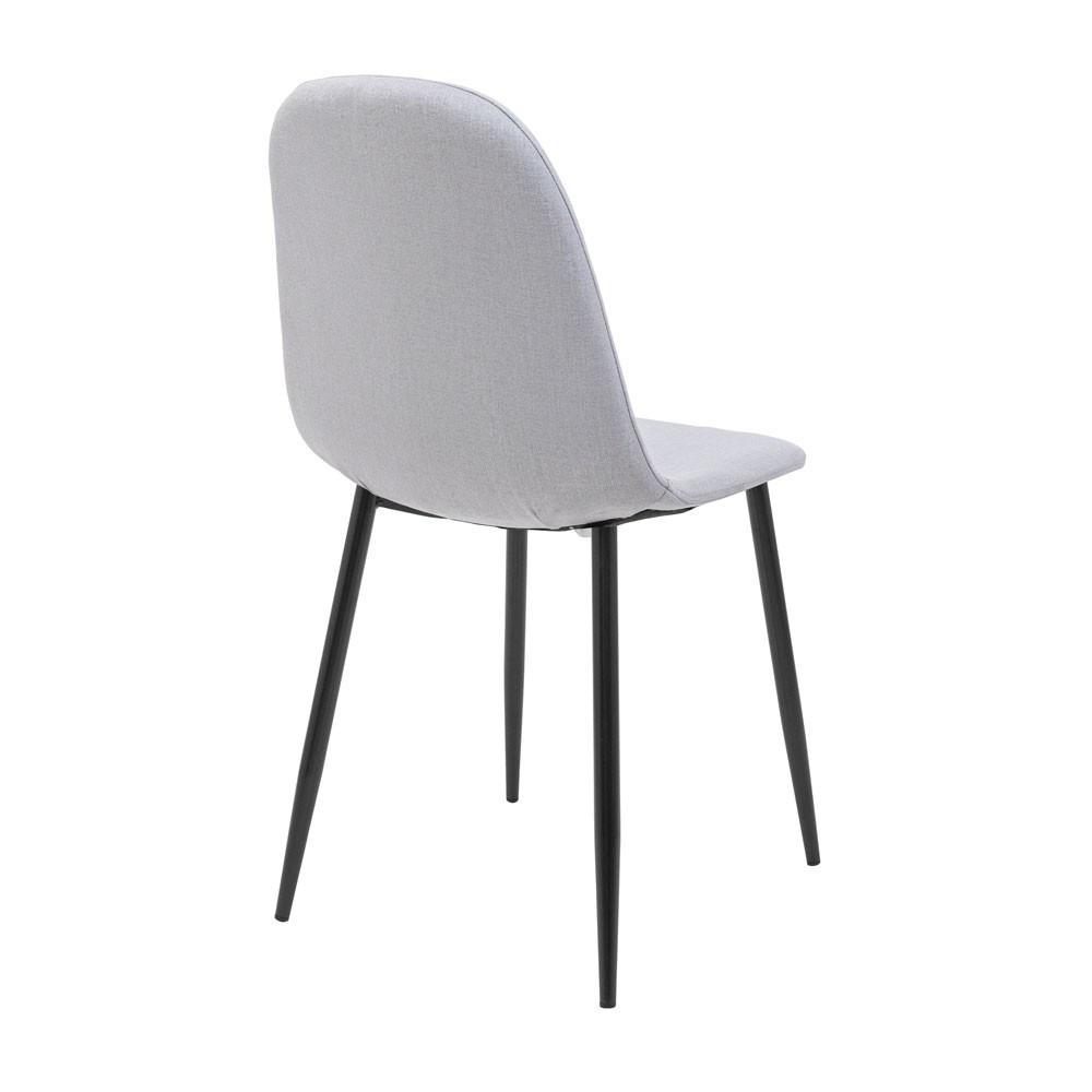Стілець крісло м'який MacaoDesign U Sorrento 23 чорні ніжки Светло-серый Київ - фото 3