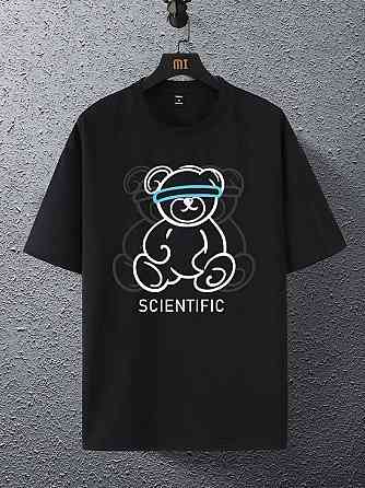 Футболка чоловіча с принтом  46 Чорний 2664091172 Дніпро