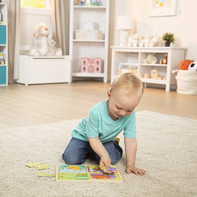 Пазл Melissa&Doug деревянные в футляре "Игривые друзья" (MD31364) Винница - изображение 5