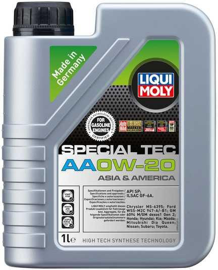 Моторна олива Liqui Moly SPECIAL TEC AA 0W-20 6738 – синтетична, для японських і американських авто, 1 л / Ковель - фото 1