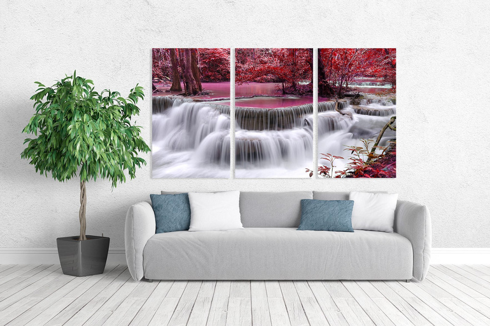 Модульная картина в гостиную / спальню  Водоспад   ART-231_3A Киев - изображение 2