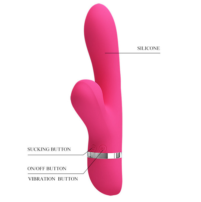 Вибратор-кролик для точки G PRETTY LOVE Willow с вакуумным стимулятором, 20.4 х 3.5 см Sex Aura Киев - изображение 8