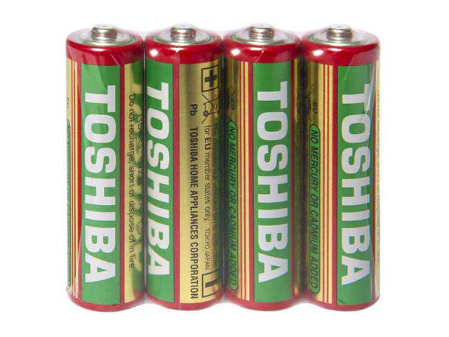 Батарейка ( Элемент питания)Тoshiba (АА R6) солевые (Б-4) (4 шт) Харьков - изображение 1