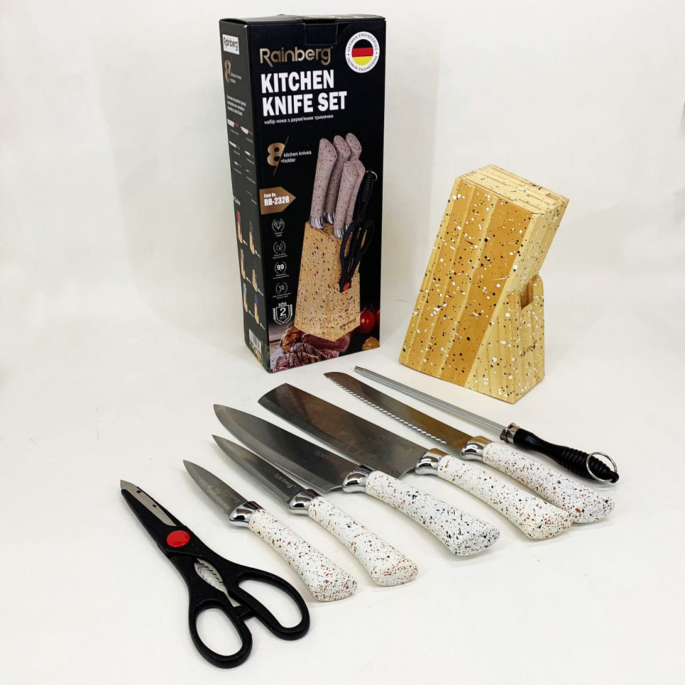 Набор ножей для кулинарных задач, Набор хороших качественных кухонных ножей, Нержавеющий кухонный нож PO-40 Львов - изображение 1