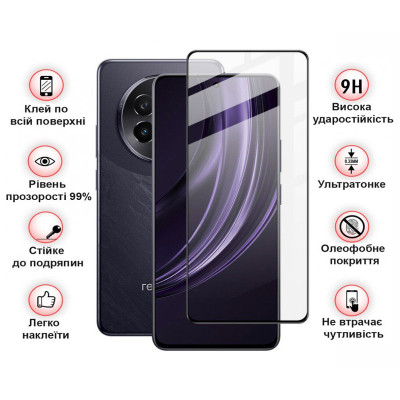 Скло захисне BeCover Realme 13 Plus 5G Black (712502) Вінниця - фото 3